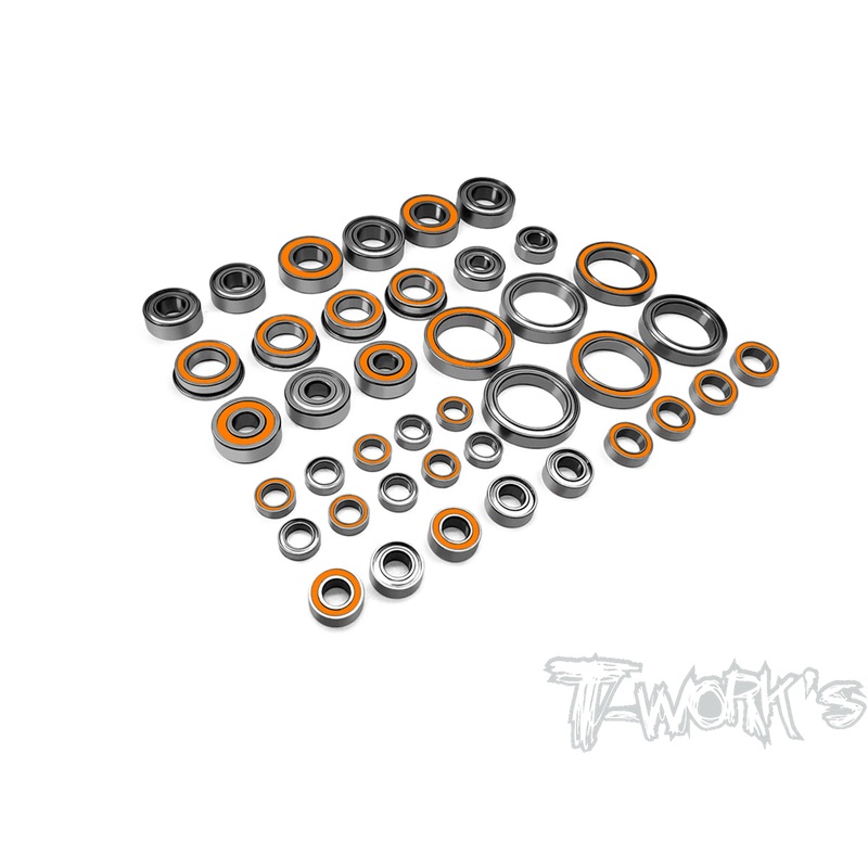 BBS-NT482.0   Precision Ball Bearing Set  ( For TEKNO NT48 2.0) 40pcs.