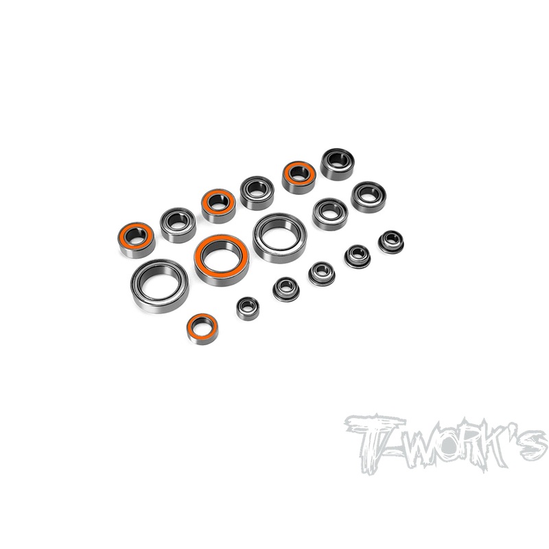 BBS-X20FWDPrecision Ball Bearing Set  ( For Serpent X20 FWD) 17pcs.
