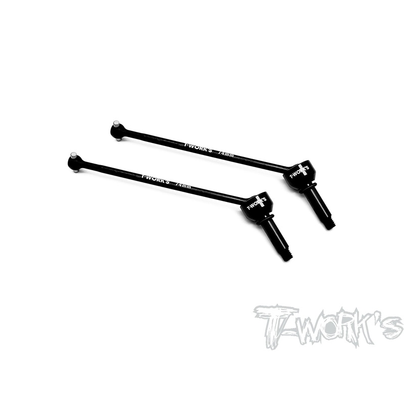 C-22X-4-FSteel Front CVD Set 74mm ( For TLR 22X-4 ) 2pcs.