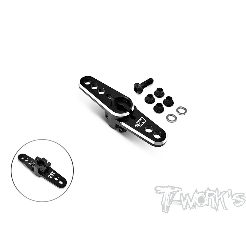 TA-147H   7075-T6 Alum. Clamping 23T /25T TH Servo Horn +1.5mm