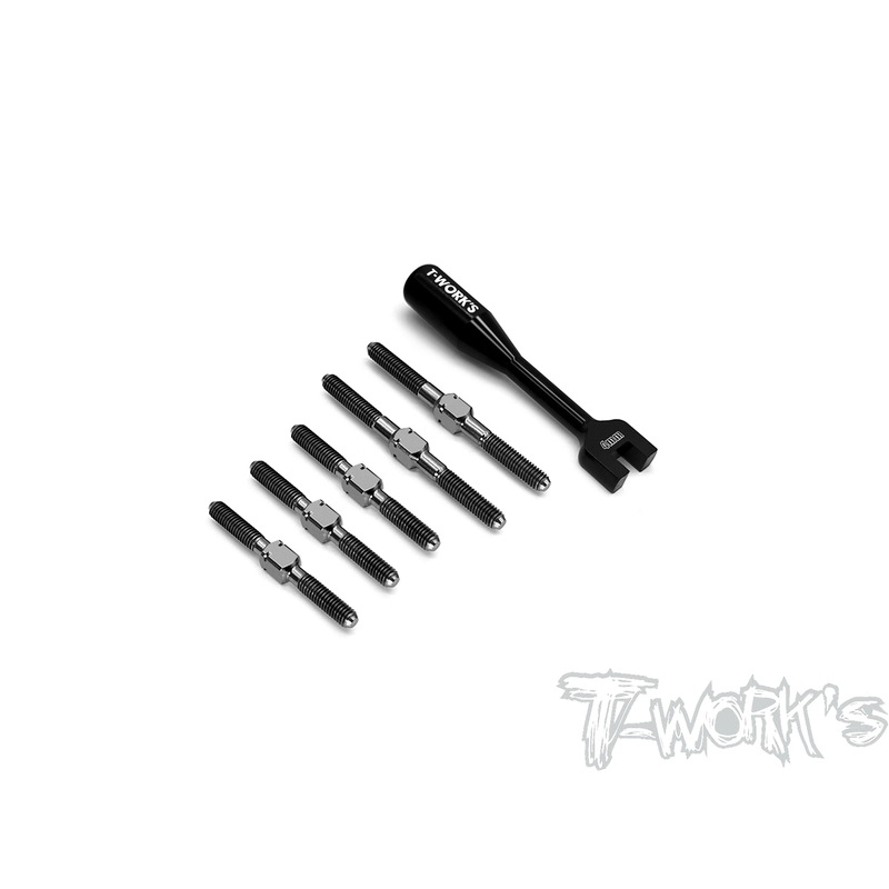 TB-244  64 Titanium Turnbuckle Set ( For Xray X4 )