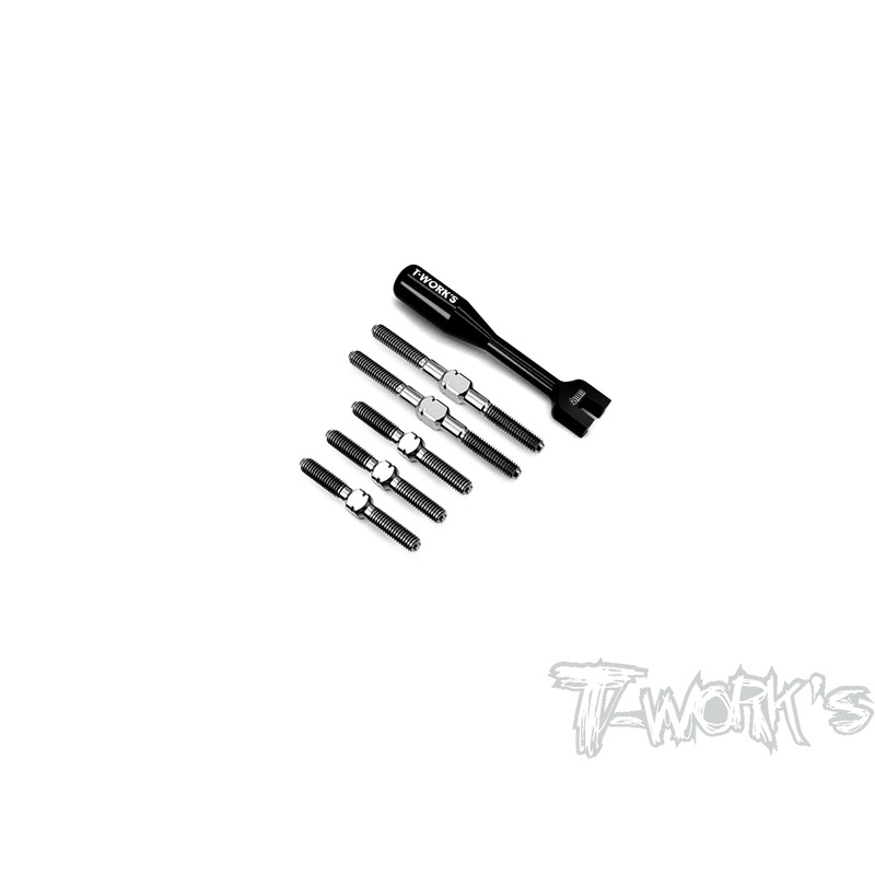 TB-250  64 Titanium Turnbuckle Set ( For Serpent X20 FWD )