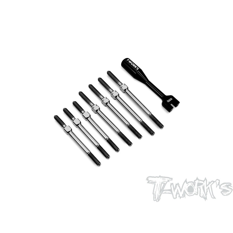 TB-254  64 Titanium Turnbuckle Set ( For Xray XB4'22/XB4C'24/XB4D'24 )