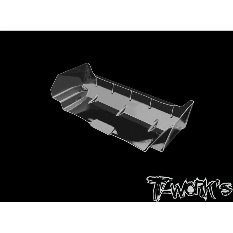 TE-228-A  T-Work's  6.5" Astro-Carpet High-Clearance Flat Rear Wing (1:10 Buggy)