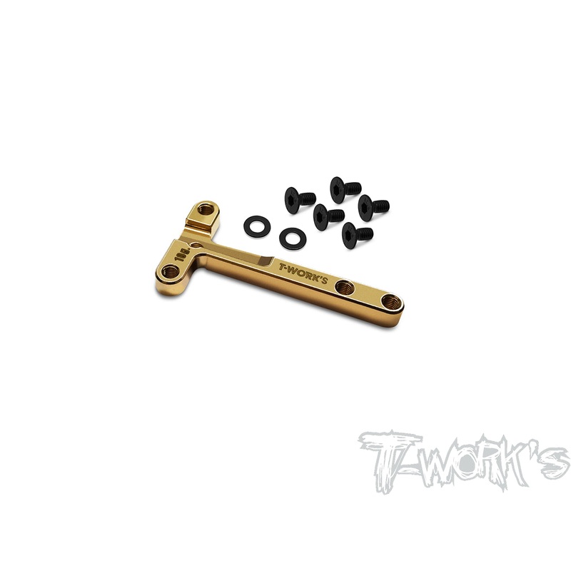 TE-X4-F-B   Brass Chassis T-bar ( For Xray X4/ X4'23   )