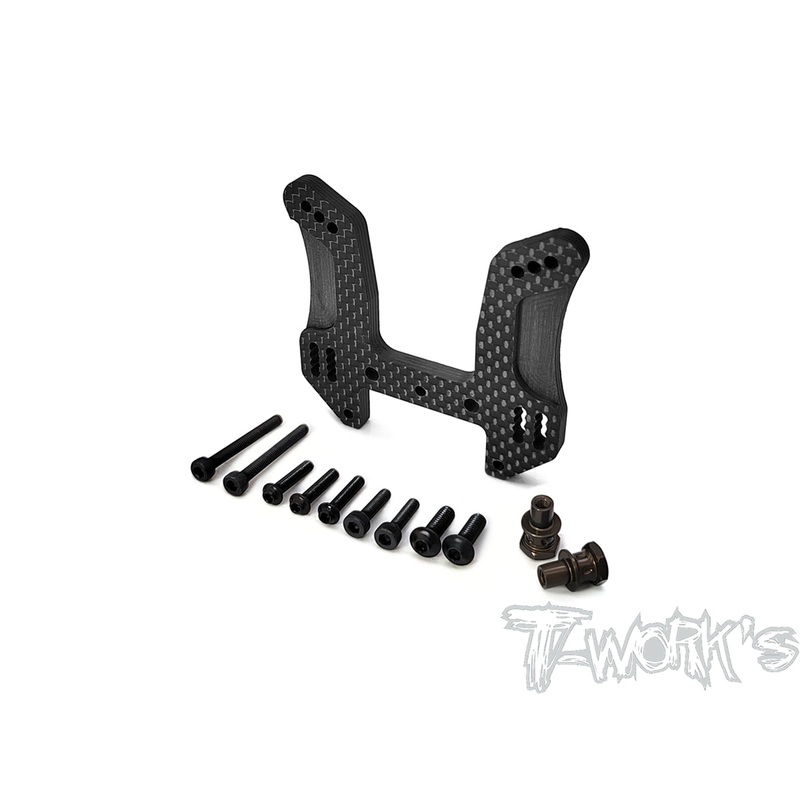 TO-247-MP10TKI2  Graphite Front/Rear Shock Tower 5mm With short Standoffs ( For Kyosho MP10 TKI2 )