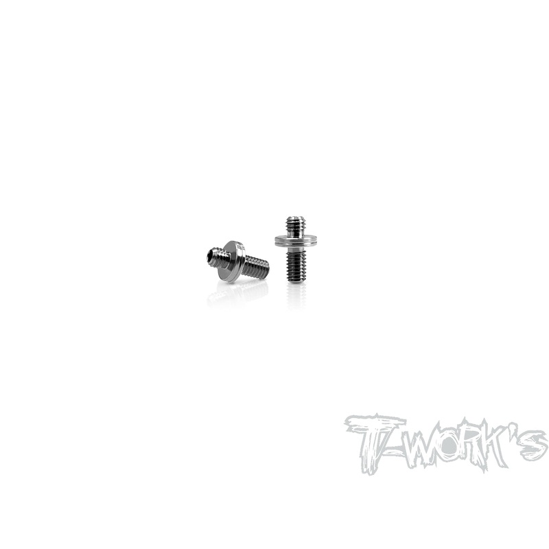 TP-138-C 64 Titanium Pro Grubscrew For Rear Suspension Arms ( For Yokmom BD10 ) 2pcs.