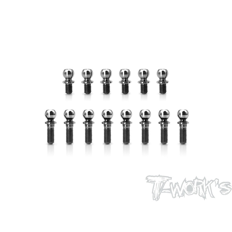 TP-139  64 Titanium Ball End set ( For  Serpent X20 FWD )