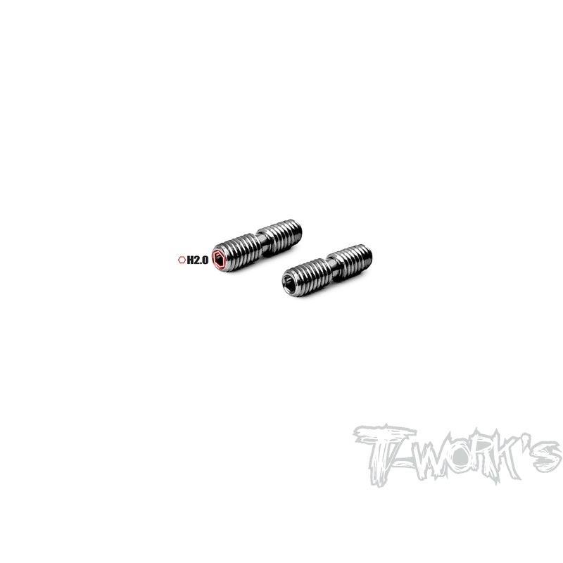 TP-140   64 Titanium Adujustable Camber Screw 4x15mm /18mm  2pcs.
