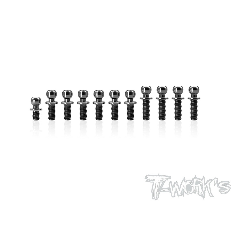 TP-14164 Titanium Ball End set ( For Xray X12'22 )