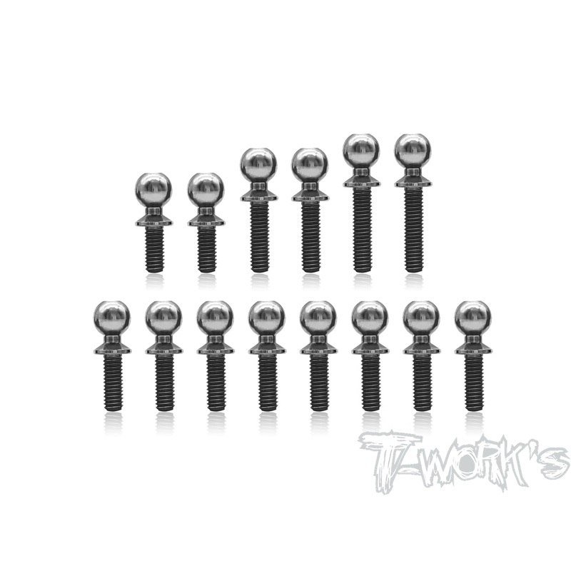 TP-14264 Titanium Ball End set ( For Yokomo YZ2 DTM3.1 )