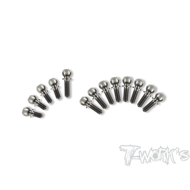 TP-143-C 64 Titanium Ball End set ( For Xray XB2'22 C)