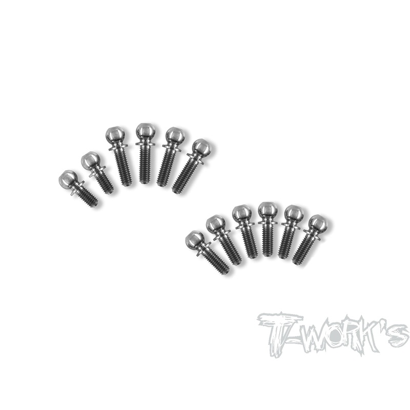 TP-143-D64 Titanium Ball End set ( For Xray XB2'22 D)