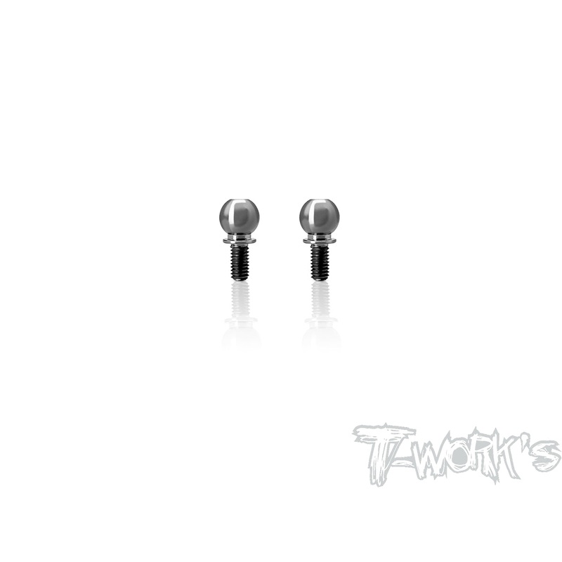 TP-X4-A64 Titanium 6mm Ballstud With M3x5.5 ( For Xray X4 / X4'23/ X4F'24/X4F'25 )2pcs.