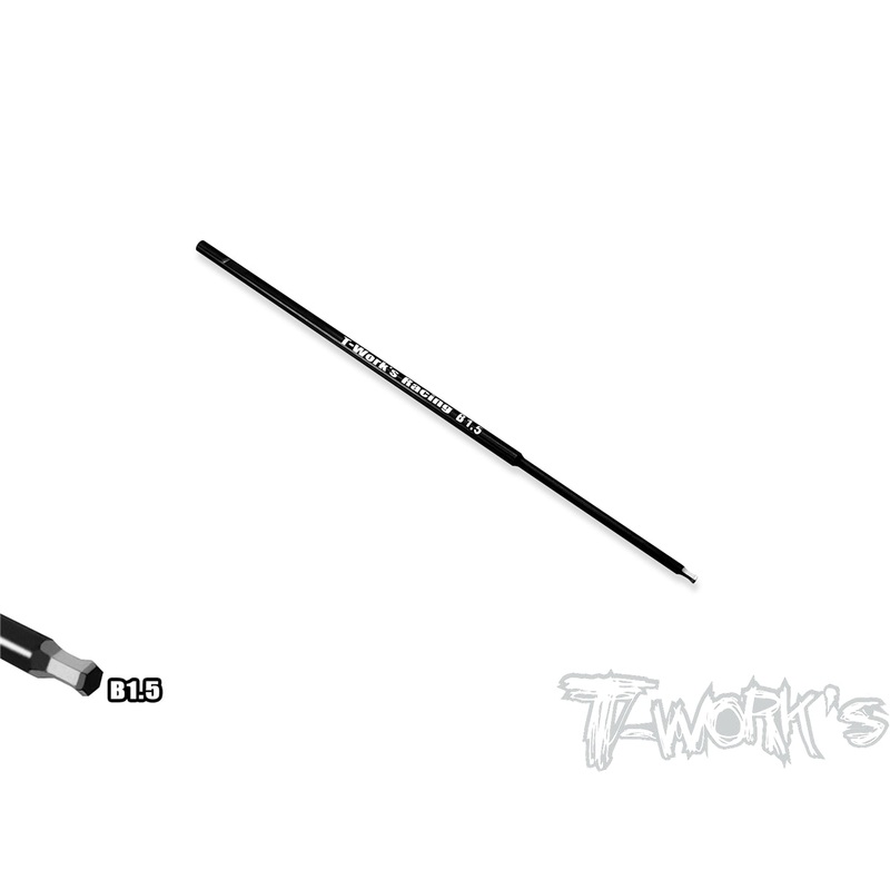 TT-026-B1.5   HSS Hex Ball Wrench Replacement Tip 1.5 x 120mm