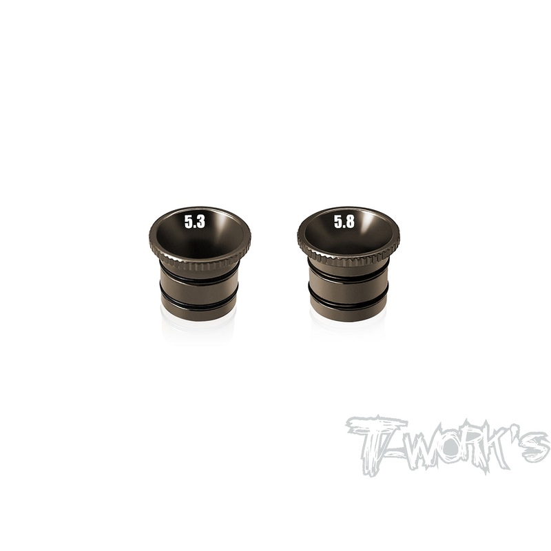 Aluminum Fluent Carburetor  Reducer 5.3mm/5.8mm  ( For OS , Novarossi  ) 1pcs