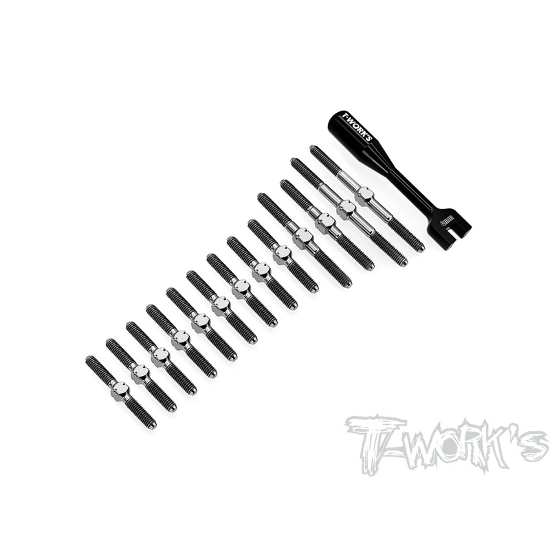 TB-25664 Titanium Turnbuckle Set ( For Schumacher MI8 )