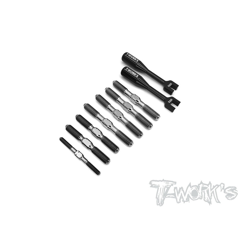 TB-25764 Titanium Turnbuckle Set ( For Serpent SRX8 Pro )