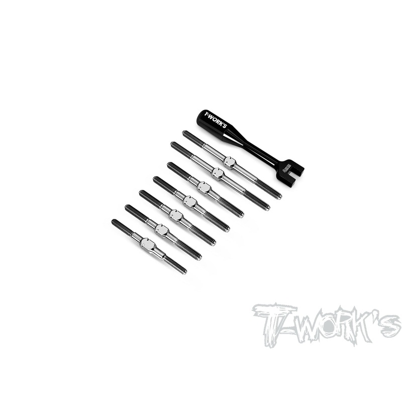 TB-26064 Titanium Turnbuckle Set ( For Kyosho Optima Mid )