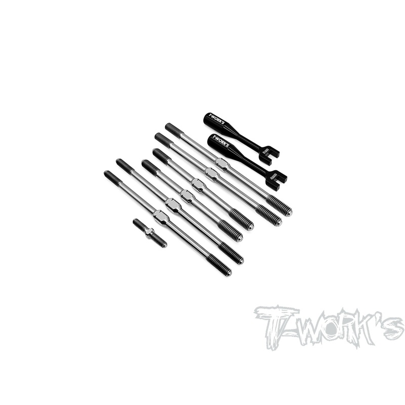 TB-26364 Titanium Turnbuckle Set ( For Xray XT8E 2022 )