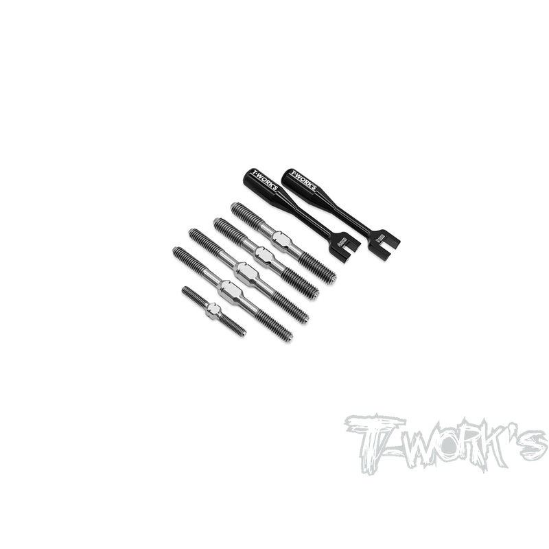 TB-26764 Titanium Turnbuckle Set ( For Team Associated RC8 B4E )