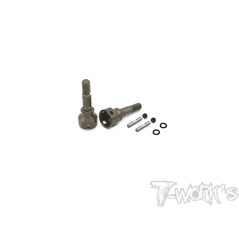 TE-154-X4   7075-T6 Hard Coated Alum. Drive Axle ( For Xray X4 ) 2pcs.