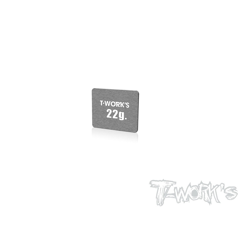 TE-207-I Adhesive Type 22g Tungsten Balance Weight    26x31x1.4mm