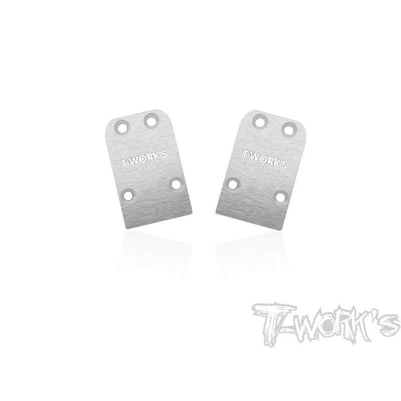 TO-220-DTM3.1 Stainless Steel Rear Chassis Skid Protector ( Yokomo YZ2 DTM3.1) 2pcs.