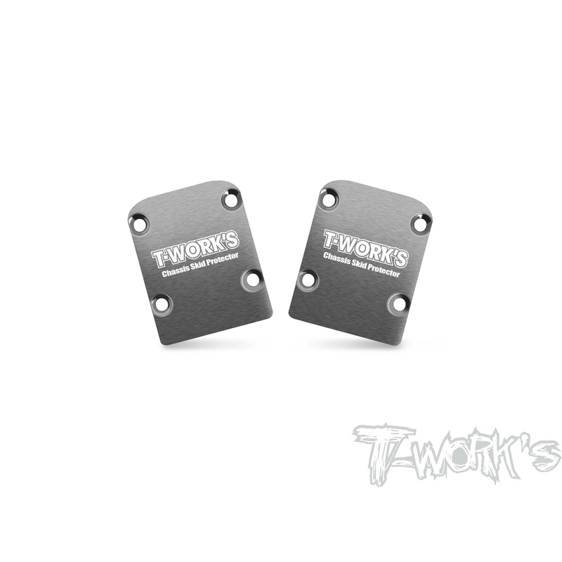 TO-220-YZ4  Stainless Steel Rear Chassis Skid Protector ( Yokomo YZ4-SF2 ) 2pcs.