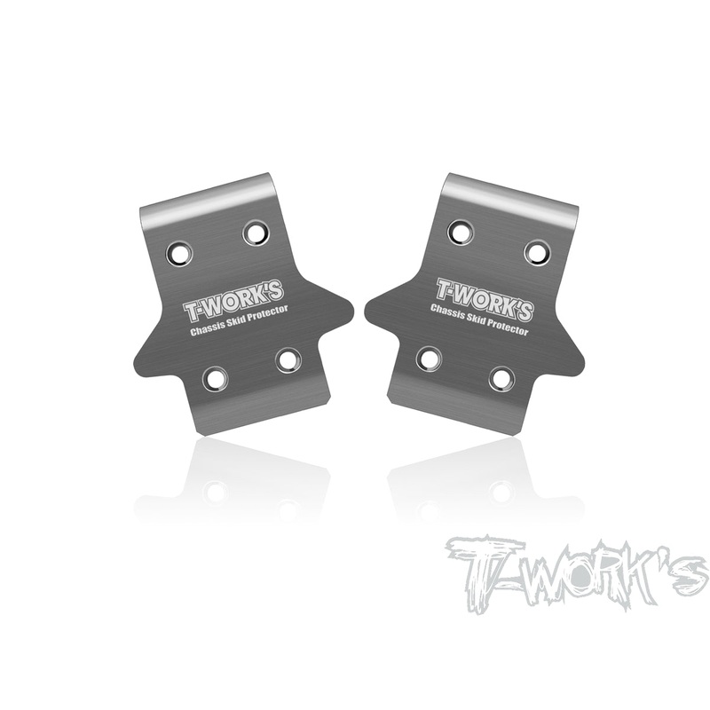 TO-235-MBX8R    Stainless Steel Front Chassis Skid Protector ( Mugen MBX8R) 2pcs.