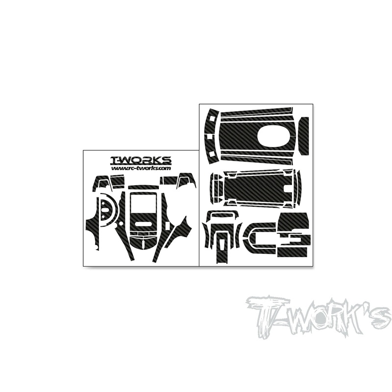 TS-073Shiny Graphite Sticker ( For Futaba T3PV )
