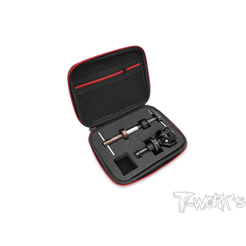 TT-075-L-R Compact Hard Case Engine Bearing Replacement Tool Bag ( For Reds )