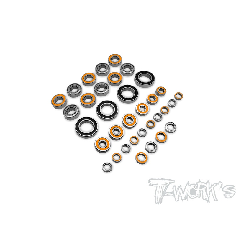 BBS-NB482.1  Precision Ball Bearing Set  ( For TEKNO NB48 2.1 ) 34pcs.