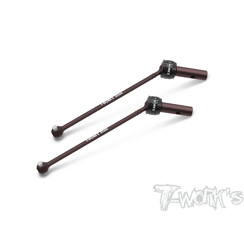 C-8IGHT X2.0  Steel F & R CVD Set 92mm ( For TLR 8IGHT X/XE 2.0 )  2pcs.