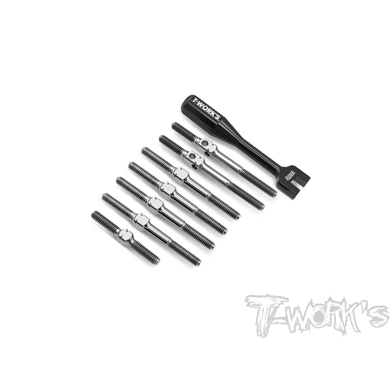 TB-27164 Titanium Turnbuckle Set ( For Serpent X20'23/X2024)