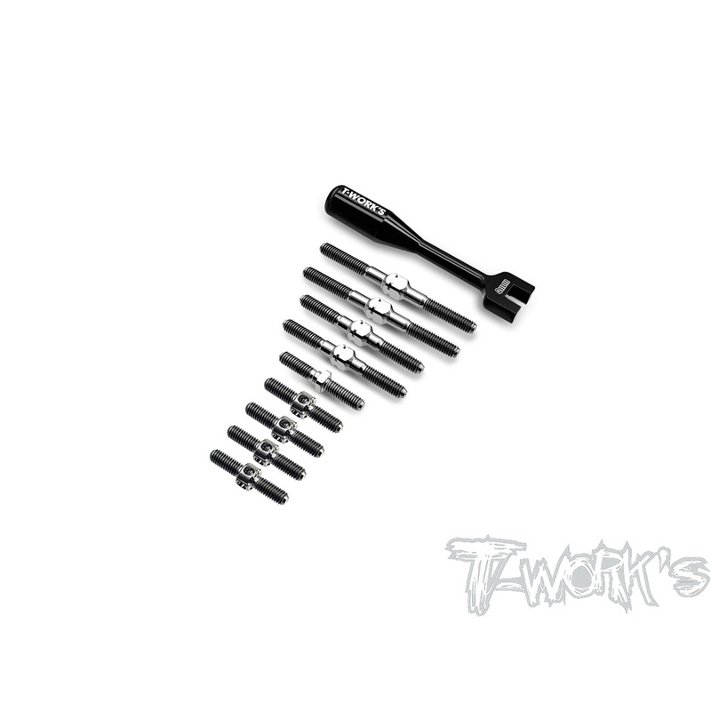 TB-27364 Titanium Turnbuckle Set ( For DESTINY RX-10SR 3.0 )