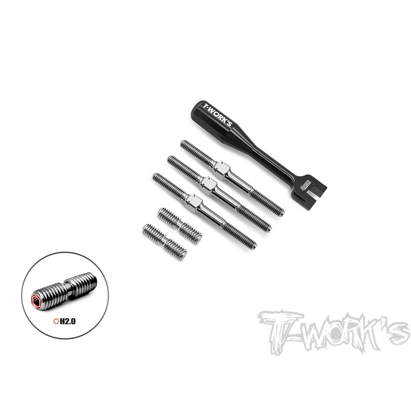 TB-274 64 Titanium Turnbuckle Set ( For Xray X1'23/25 )