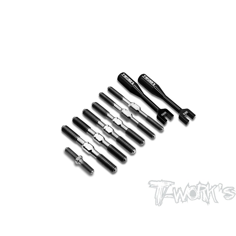 TB-275 64 Titanium Turnbuckle Set ( For Xray GTXE 2022/2023  )