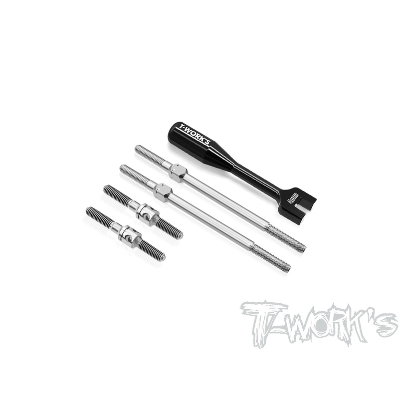 TB-276  64 Titanium Turnbuckle Set ( For Xray RX8 2023/RX8E 2023/RX8'26 )