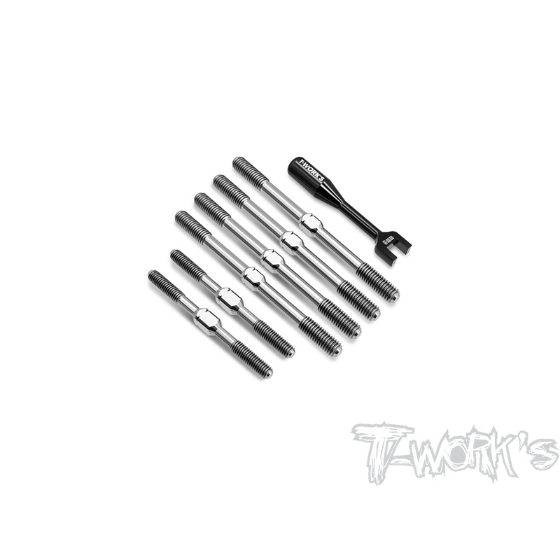 TB-27764 Titanium Turnbuckle Set ( For TEKNO EB48 2.1  )