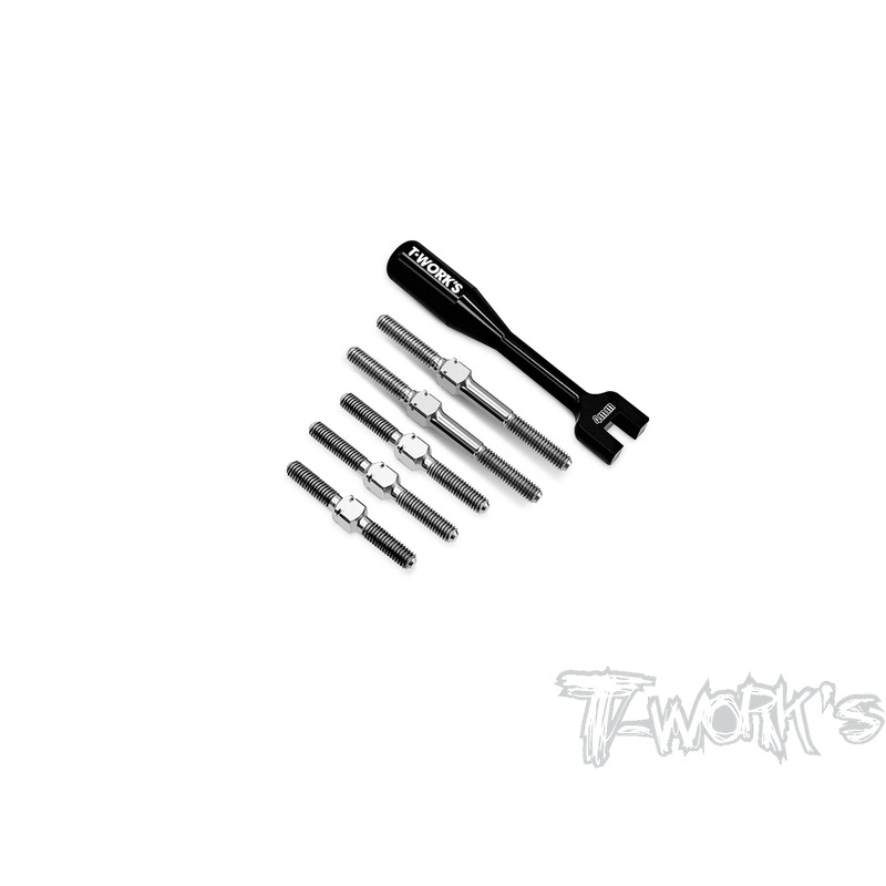 TB-27964 Titanium Turnbuckle Set ( For Xray X4 2023/2024/X4F'25 )