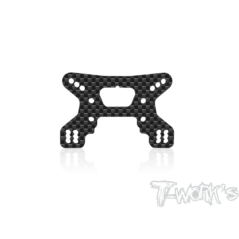 TE-182-B74.2 Graphite Front Shock Tower ( For Team Associated RC10 B74.2 )