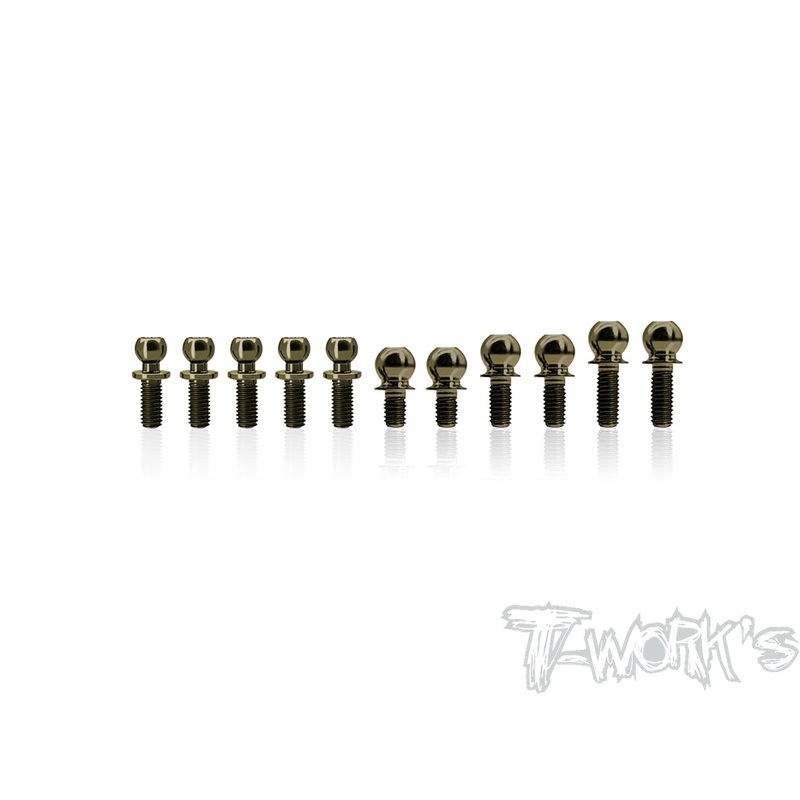 TE-205-X1'23 7075-T6 Hard Coated Alum Ball End set ( For Xray X1 2023 )