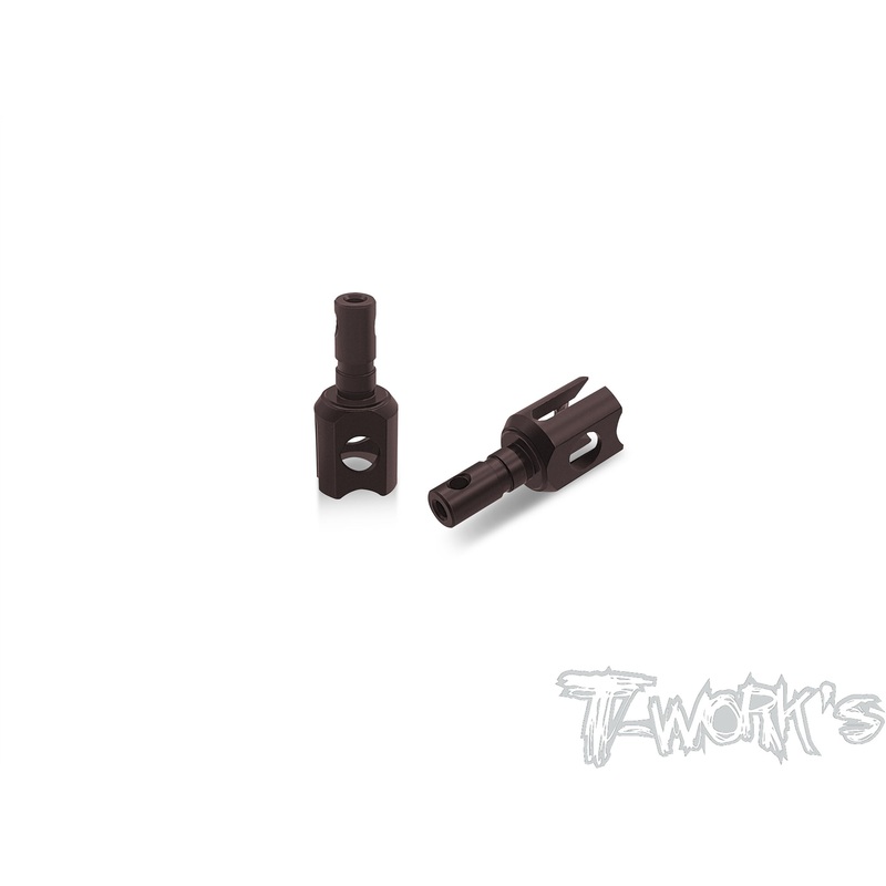TO-196-T  Spring Steel Center Diff. Joint ( For TEKNO NB48 ) 2pcs.