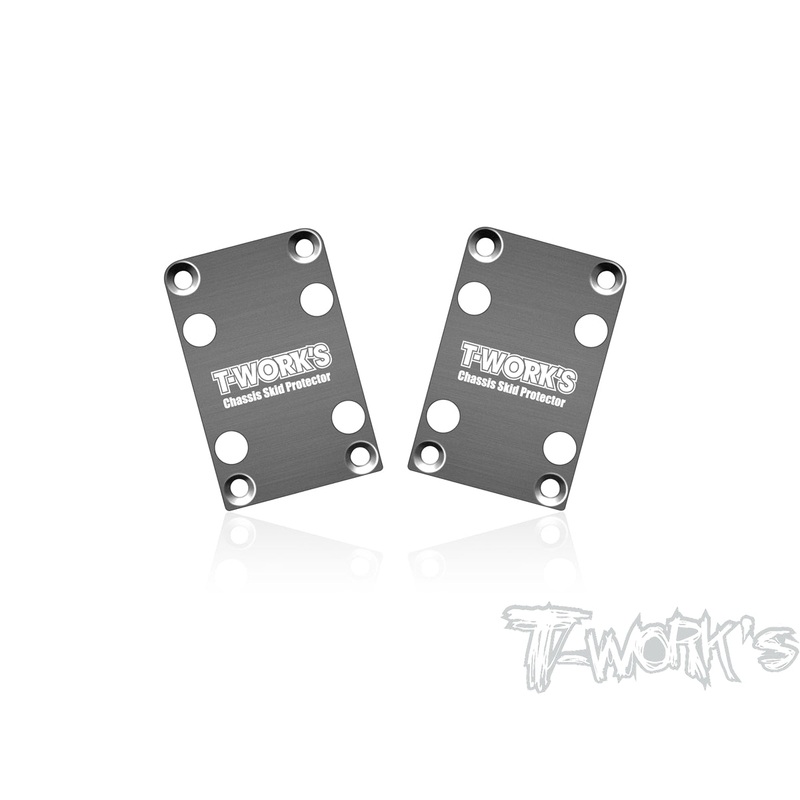 TO-220-B74.2   Stainless Steel Rear Chassis Skid Protector ( Team Associated RC10 B74.2/B74.1 ) 2pcs.