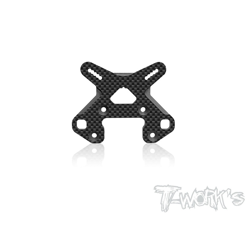 TO-247-B4  Graphite Front / Rear Shock Tower 4mm ( For Team Associated RC8 B4 )