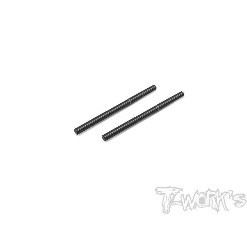TO-262-8IGHT    DLC coated Lower Arm Shaft  4x67mm( For TLR 8IGHT /  Infinity IFB8 ) 2pcs.