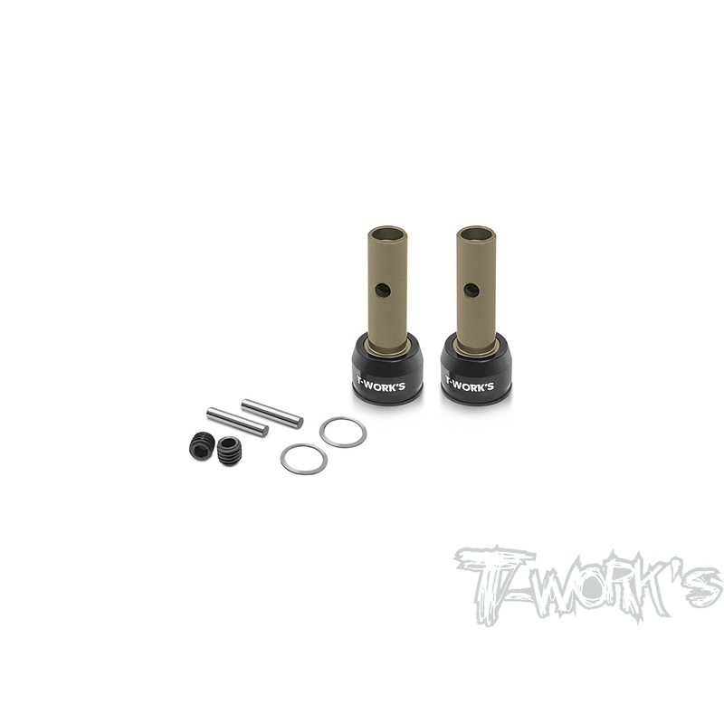 TO-278-8IGHT X2.0   Hard Coated 7075-T6 Alum. F/R Axle Shaft ( For TLR 8IGHT X2.0 only use for T-Work's CVD )2pcs