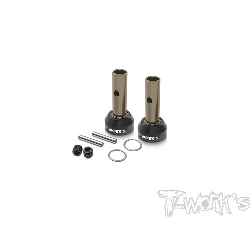 TO-278-RC8B4 Hard Coated 7075-T6 Alum. F/R Axle Shaft ( For Team Associated RC8 B4 )2pcs