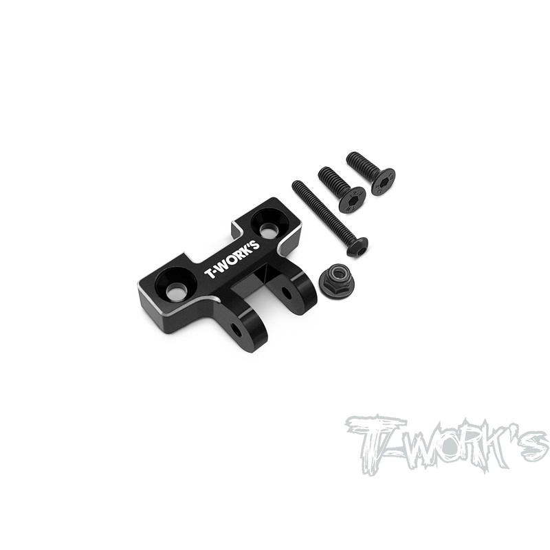 TO-281-RC8B47075-T6 Alum. Rear Tension Rod Mount ( For Team Associated RC8 B4 )